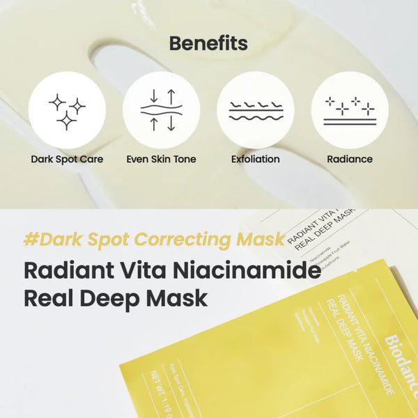 Radiant Vita Niacinamide Real Deep Mask