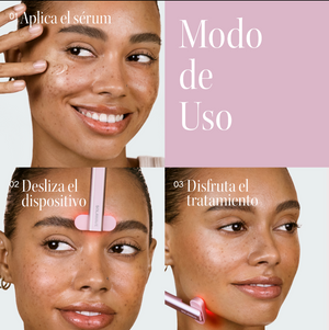 como usar solawave luz roja facial modo de uso paso a paso