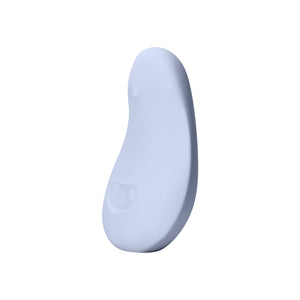 Detalle del Dame Pom Palm Vibrator mostrando su textura suave de silicona y diseño ergonómico flexible