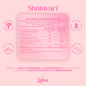 apoya la salud hormonal, la fertilidad, y el equilibrio durante la menstruacion, y la menopausia. Disponible en mexico en Amani. 