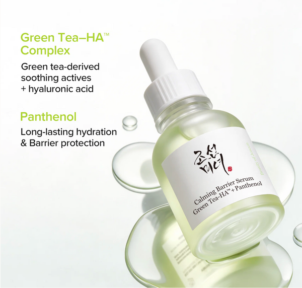 Calming Serum: Green tea + Panthenol