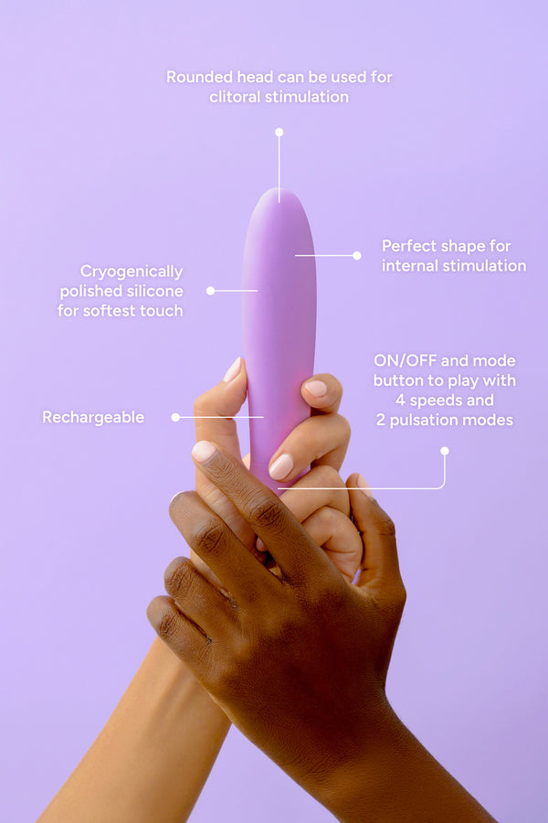 Vibrador femenino para principiantes disponible en México con envío en empaque discreto.