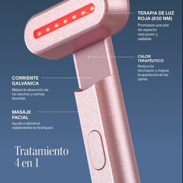 solawave 4 en 1 red light therapy masaje facial 3 minutos al dia
