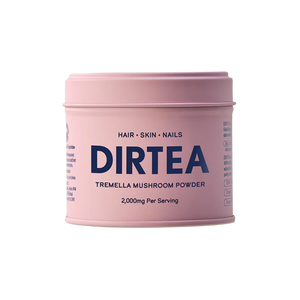 Tremella en polvo Dirtea en envase amarillo para hidratación y belleza desde adentro