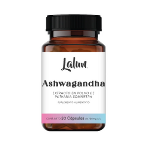 Ashwagandha 750 mg suplemento adaptogeno natural para ayudar a manejar el estres y apoyar el bienestar disponible en Mexico