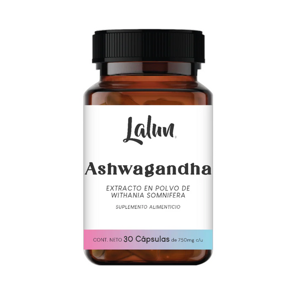 Ashwagandha 750 mg suplemento adaptogeno natural para ayudar a manejar el estres y apoyar el bienestar disponible en Mexico