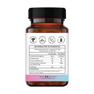Suplemento de ashwagandha 750 mg para apoyar la calma el equilibrio y el bienestar diario