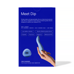 Características del vibrador Dame Dip para estimulación íntima