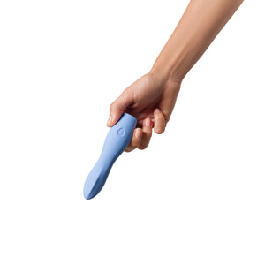 Dame Dip vibrador ergonómico para estimulación interna y externa