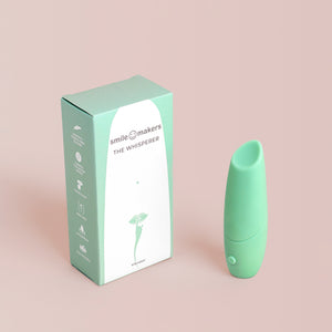 Detalle de vibrador compacto recargable y silencioso Smile Makers The Whisperer