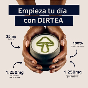 Matcha ceremonial AMANI con adaptógenos para energía natural