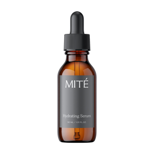 Sérum hidratante facial MITÉ en frasco ámbar con gotero