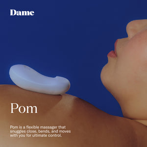 Dame Pom Palm Vibrator compacto con diseño moderno ideal para exploración íntima personal