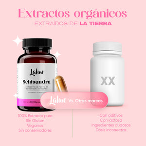 Schisandra 100% extracto puro, sin gluten, vegano, sin conservadores, en amani mexico. 