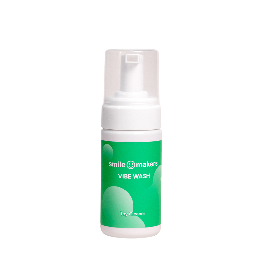 Vibe Wash limpiador para juguetes intimos formula suave higiene y cuidado disponible en Mexico