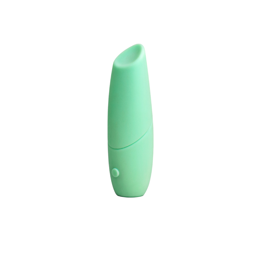 Vibrador compacto discreto Smile Makers The Whisperer en silicona suave disponible en México en amani
