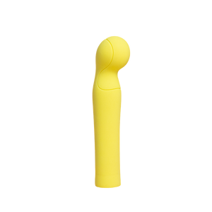 Vibrador punto G Smile Makers The Tennis Pro color amarillo silicona suave, disponible en Mexico. 